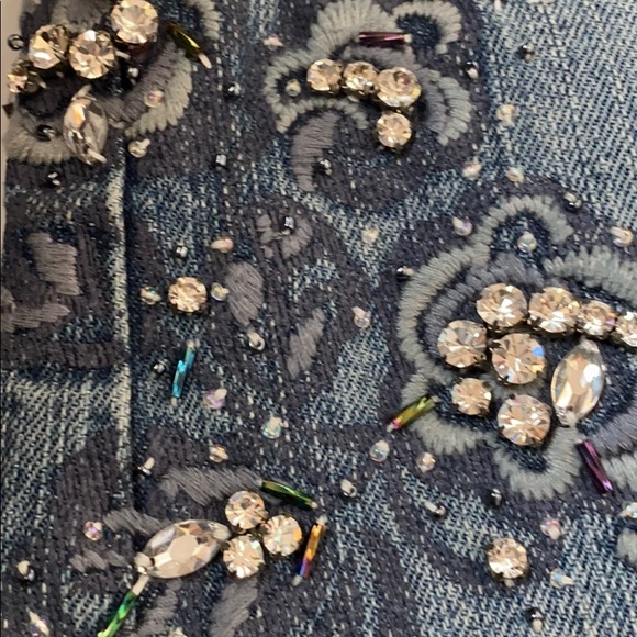 Abercrombie&Fitch Vintage Embellished Denim Skirt - Picture 2 of 6